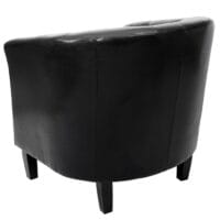 Sessel Newport Clubsessel Chesterfield ~ schwarz