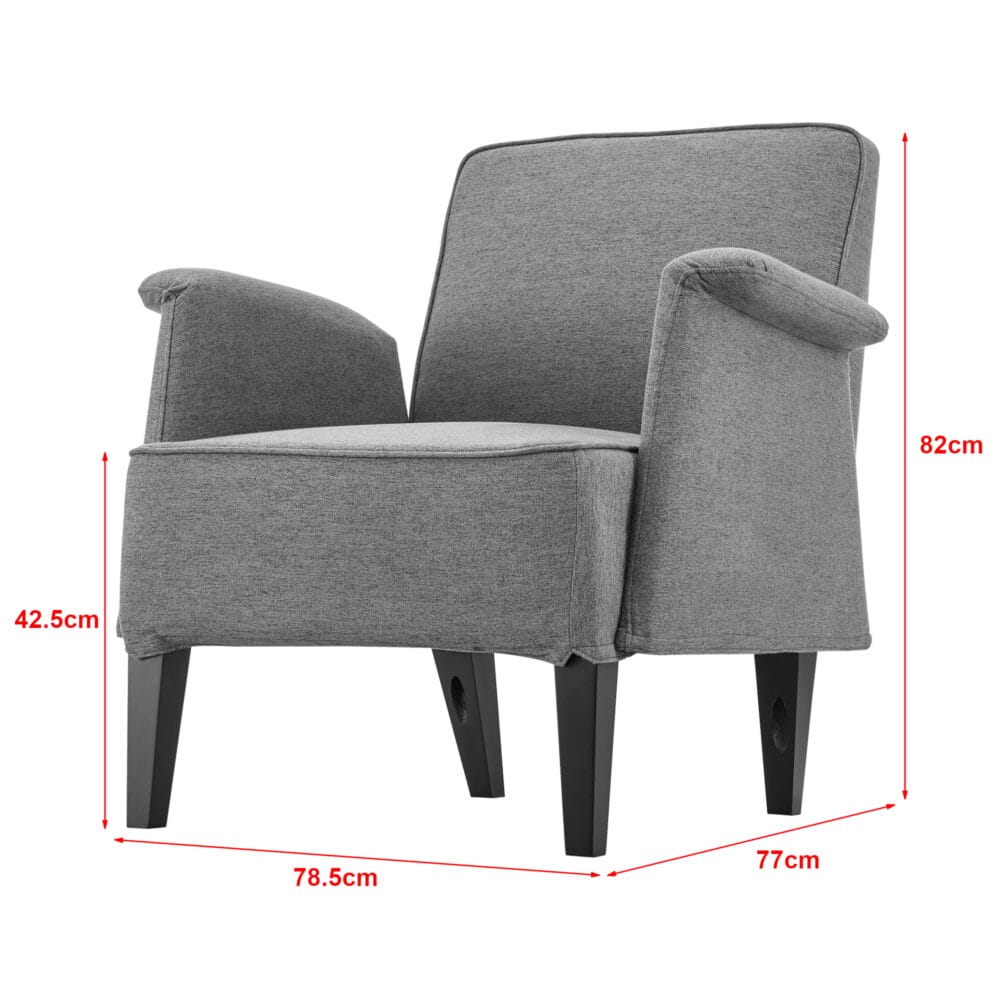 Polstersessel Diespeck Grau