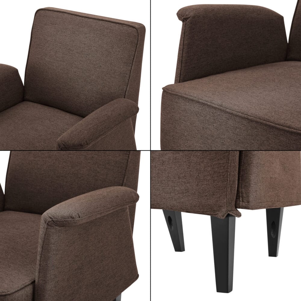 Polstersessel Diespeck Braun