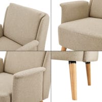 Polstersessel Edling Beige