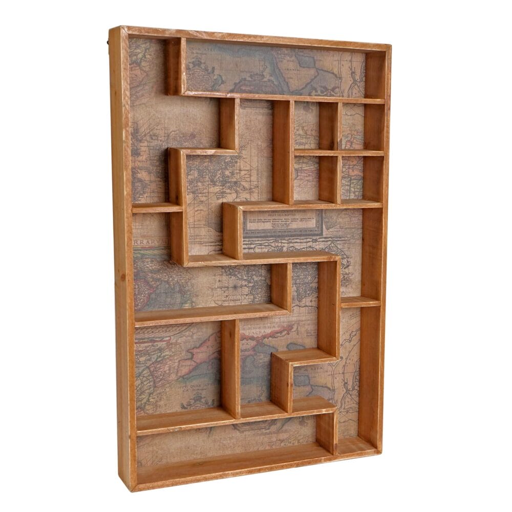 Setzkasten Wandregal Shabby 70x45x8cm