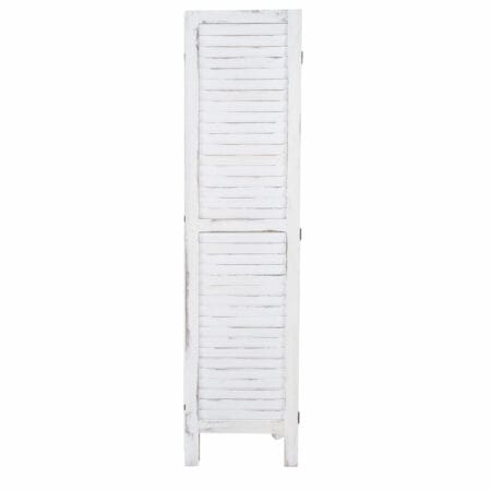 Shabby Chic Paravent Trennwand 170x200cm - weiss