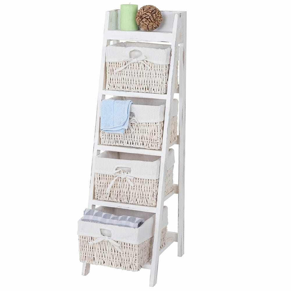 Shabby Chic Badregal Goiana Vintage ~ weiss