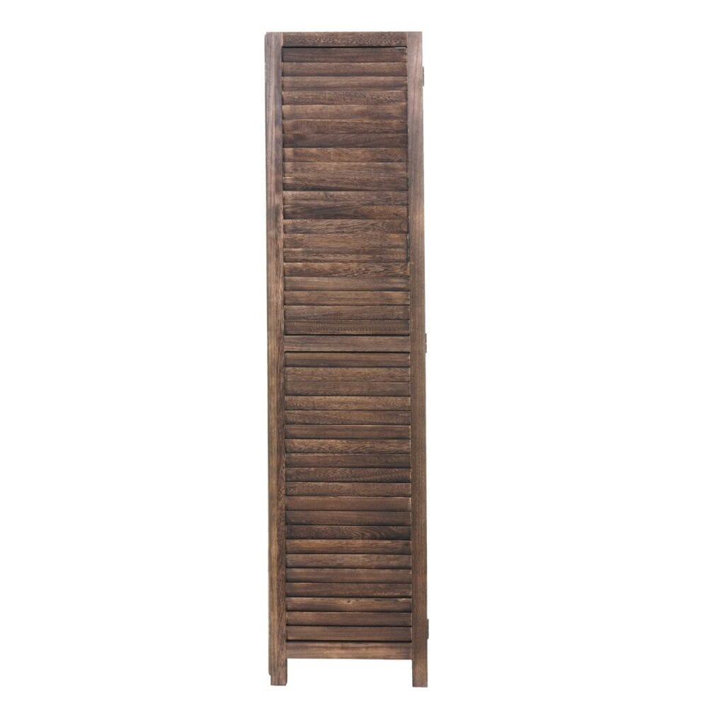 Shabby-Look Paravent  Vintage 170x160cm braun