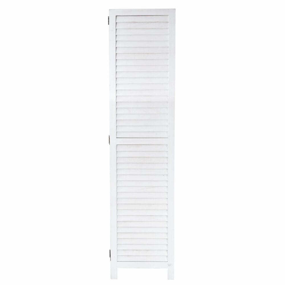 Shabby-Look Paravent Vintage 170x205cm weiss
