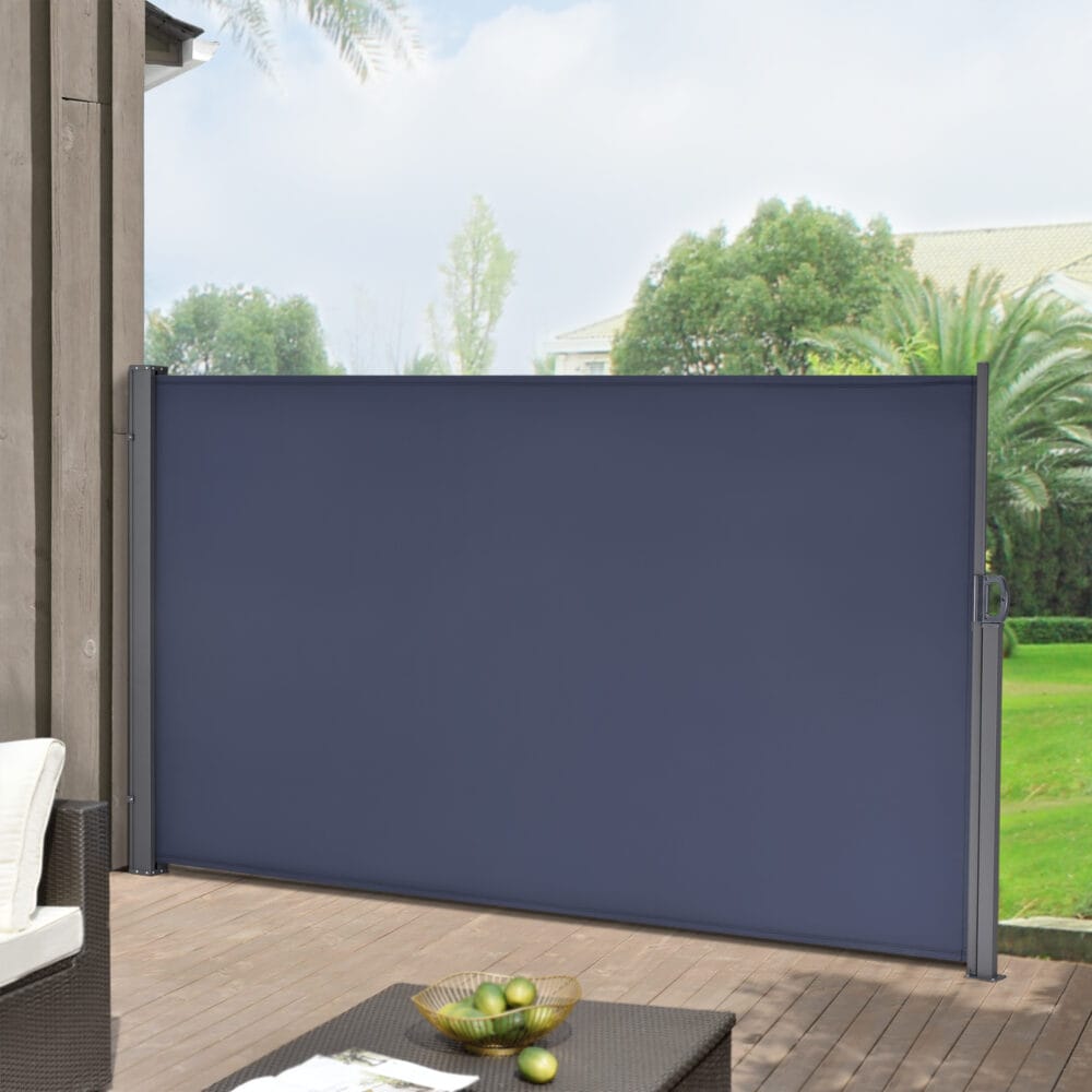 Seitenmarkise Mulhacén 180x300cm Dunkelblau