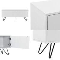 Sideboard Bollebygd 46.5x110x30cm Weiß