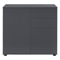 Sideboard Paarl 74x79x36cm mit Schubladen und Schranktüren Matt