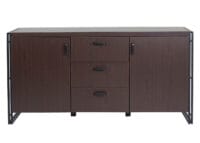 Sideboard HWC-A27 Kommode Schrank 80x160x40cm Metall