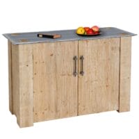 Sideboard Kommode Schrank Industrial Massiv-Holz 80x120x48cm