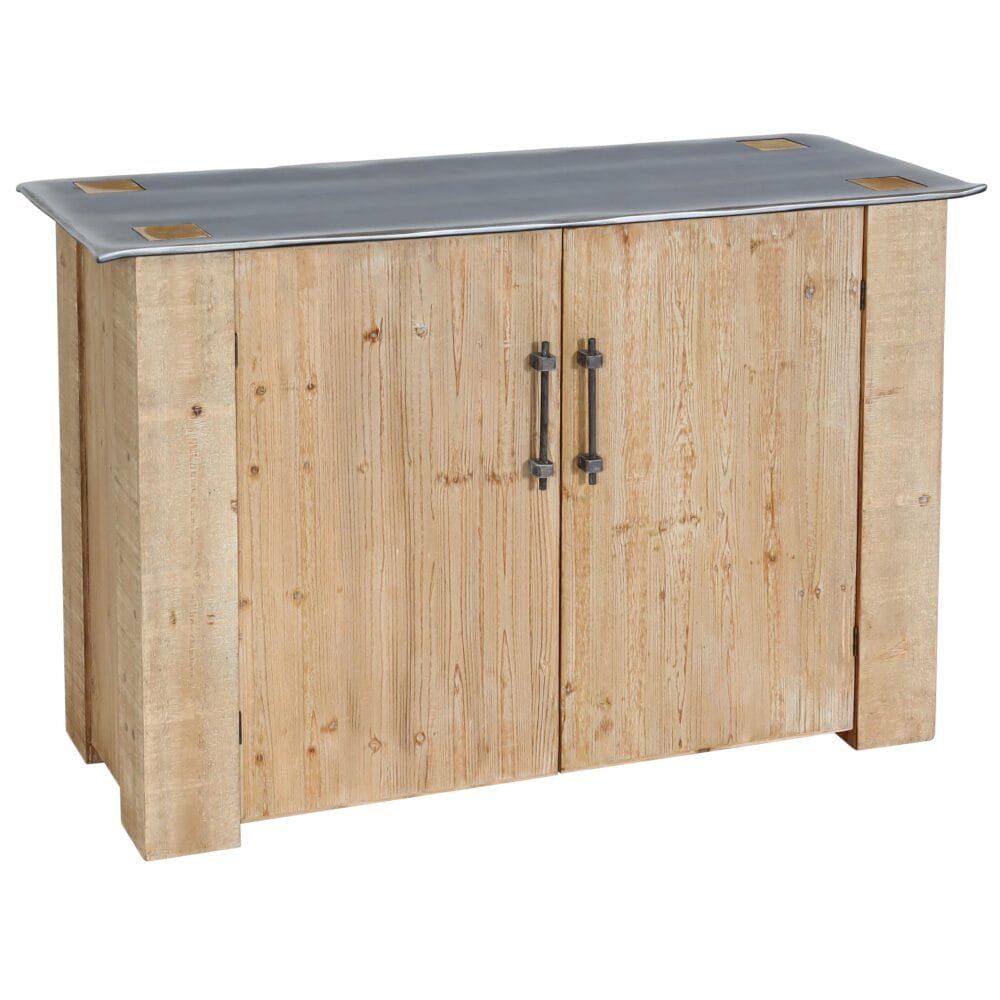 Sideboard Kommode Schrank Industrial Massiv-Holz 80x120x48cm