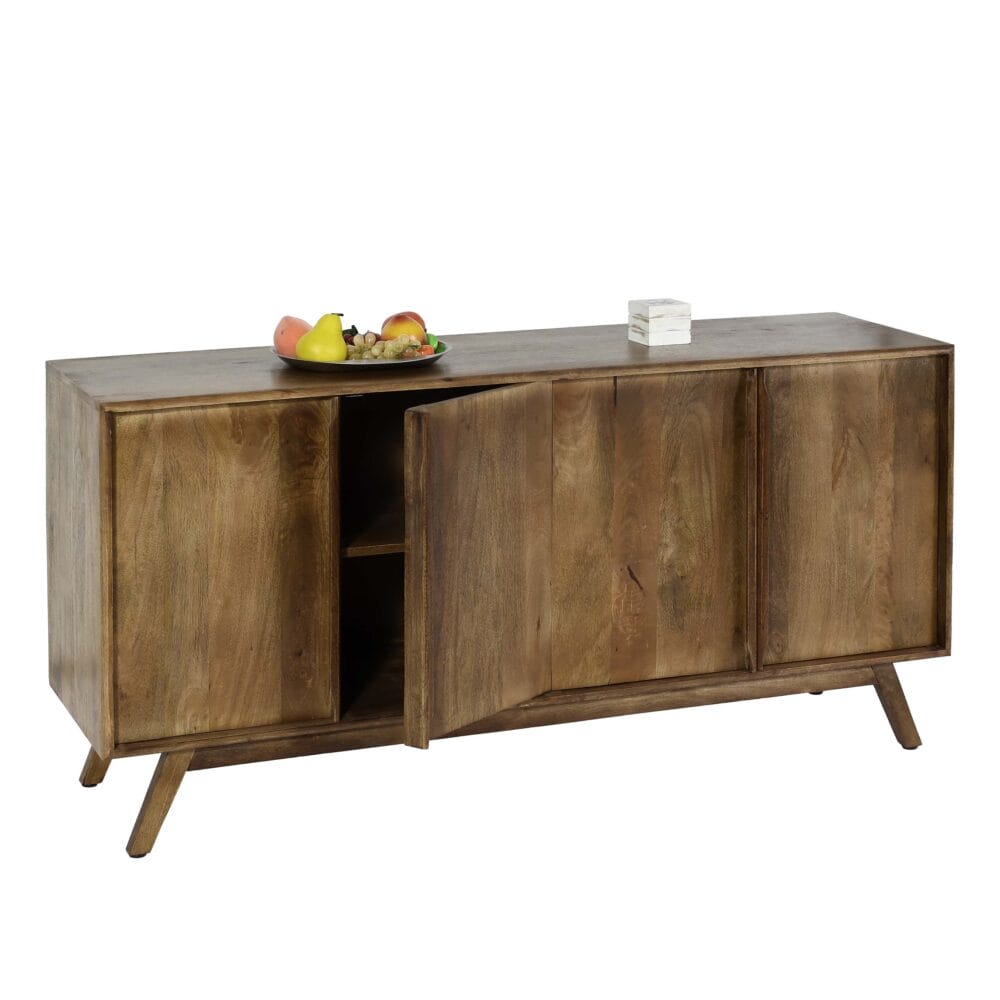 Sideboard Kommode Schrank Massiv-Holz Mango 72x146x43cm