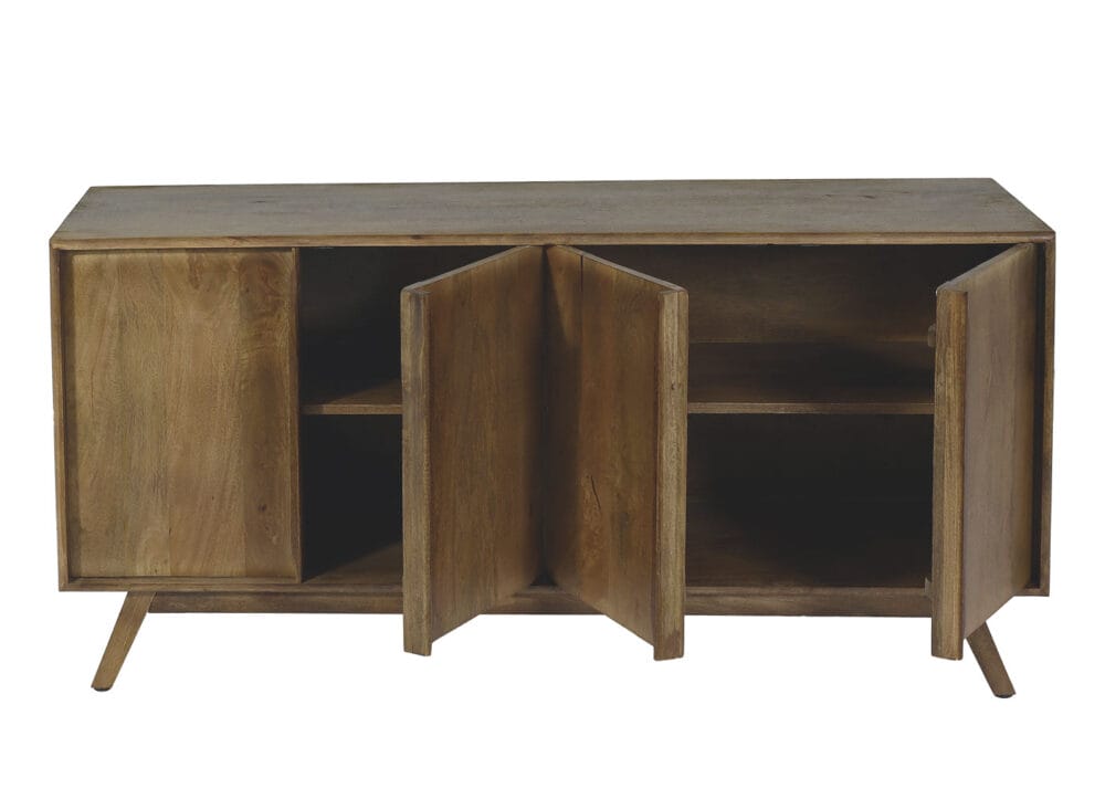 Sideboard Kommode Schrank Massiv-Holz Mango 72x146x43cm