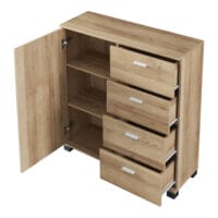 Schuhschrank Döbritz 84x80x28cm Eiche