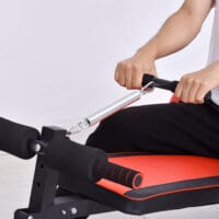 Sit Up Bank Bauchtrainer Multifunktional 166x53x52cm