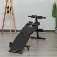 Sit Up Bank Bauchtrainer mit Trainingsseile Multifunktion