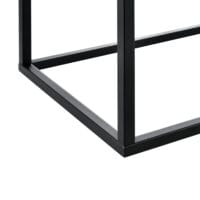 Polsterbank Salta Metall 120x40x38cm Schwarz