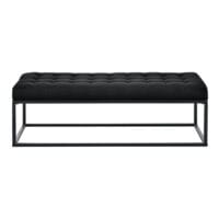 Polsterbank Salta Metall 120x40x38cm Schwarz