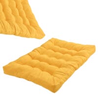 Sitzkissen für Palettenmöbel Comfy 80x120x12 cm Senfgelb