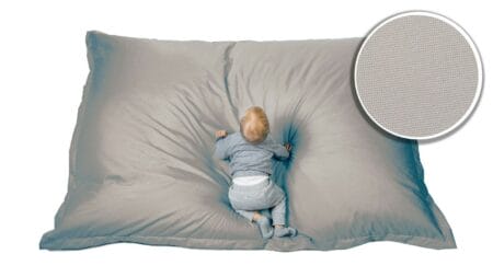 Sitzsack Sitzkissen ~ 100x70 hellgrau