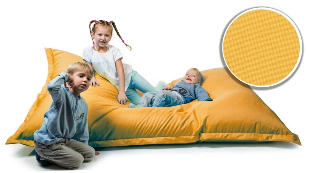 Sitzsack Sitzkissen Beanbag ~ 100x150 gelb