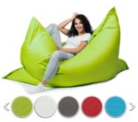 Sitzsack Sitzkissen Beanbag ~ 100x150 grün