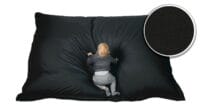 Sitzsack Sitzkissen Beanbag ~ 100x150 schwarz