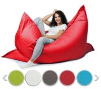 Sitzsack Sitzkissen Beanbag ~ 145x180 rot