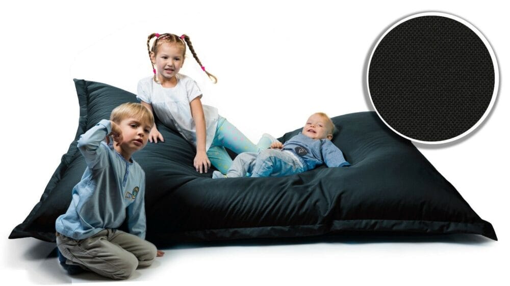 Sitzsack Sitzkissen Beanbag ~ 145x180 schwarz