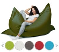 Sitzsack Sitzkissen Beanbag ~ 145x200 dunkelgrün