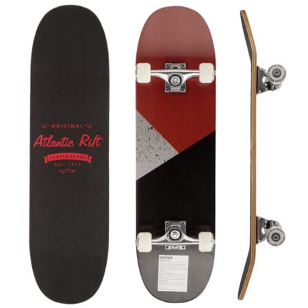 Skateboard PU Dämpfer + PU Rollen Double Kick Deck