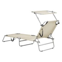 Sonnenliege Argozelo Beige