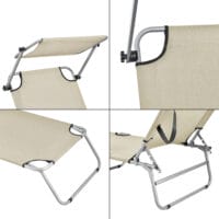 Sonnenliege Argozelo Beige