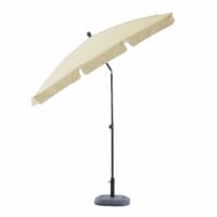 Sonnenschirm rechteckig L200 x B125 neigbar - creme