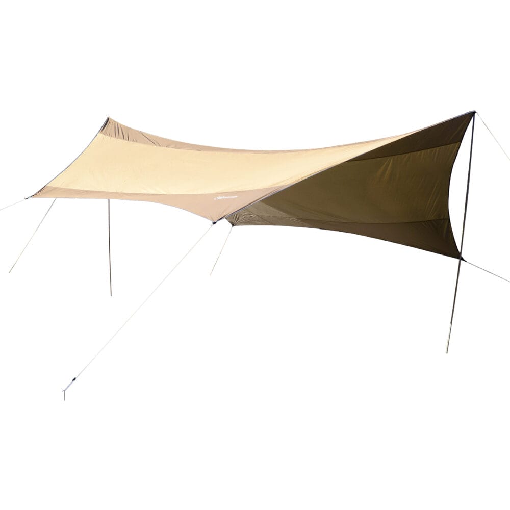 Sonnensegel 550 x 560cm Tarp Zelt Sonnenschutz Polyester