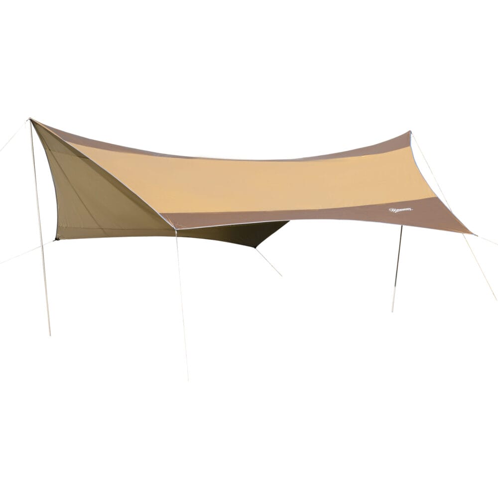 Sonnensegel 550 x 560cm Tarp Zelt Sonnenschutz Polyester