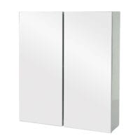 Spiegelschrank Badschrank Hängeschrank hochglanz 70x60x16cm grau