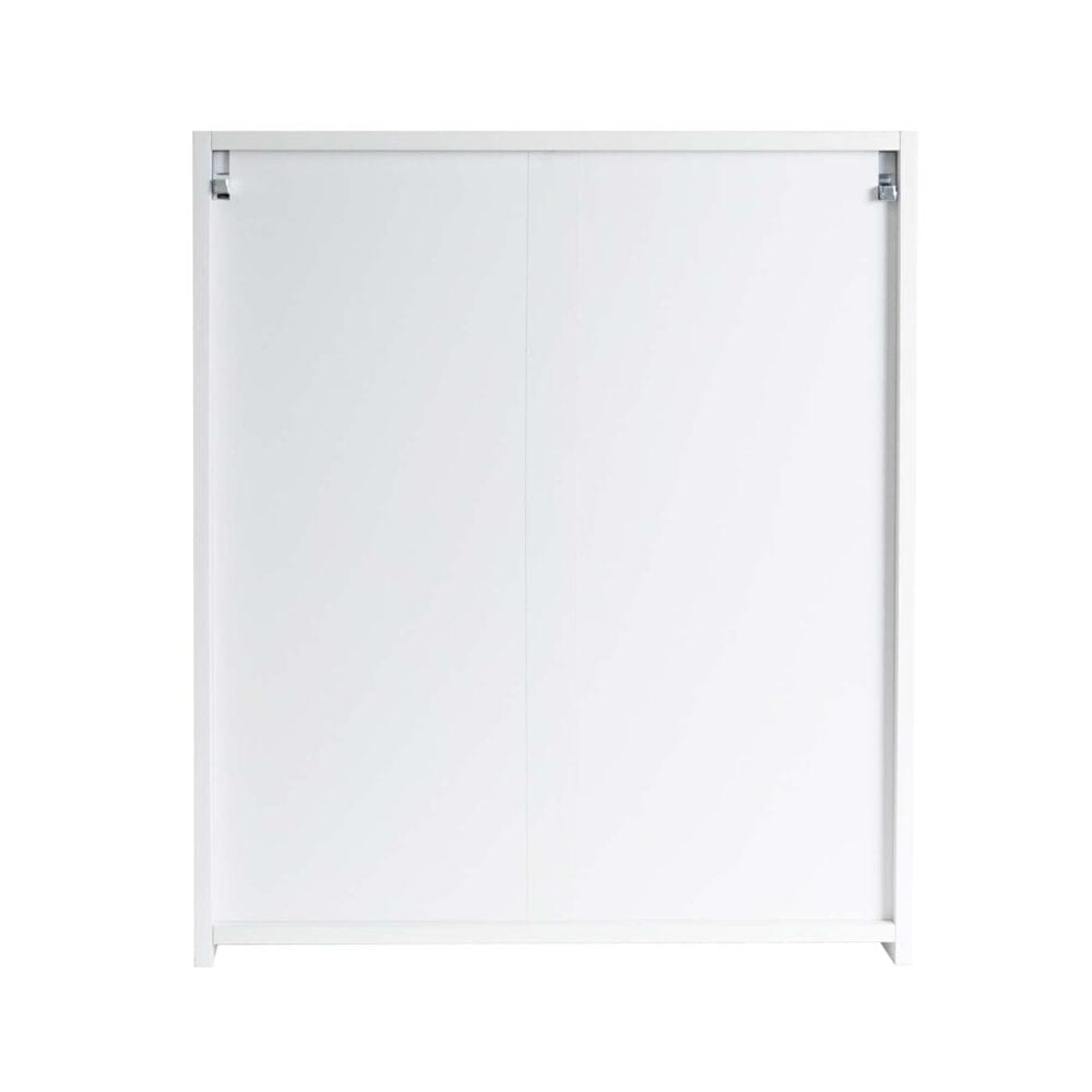 Spiegelschrank Badschrank Hängeschrank hochglanz 70x60x16cm weiss