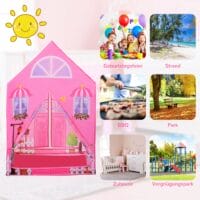 Spielzelt Prinzessin Spielzelt 93 x 69 x 103 cm Rosa