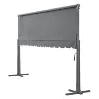 Standmarkise Selenizza freistehend 600x300x260cm Dunkelgrau