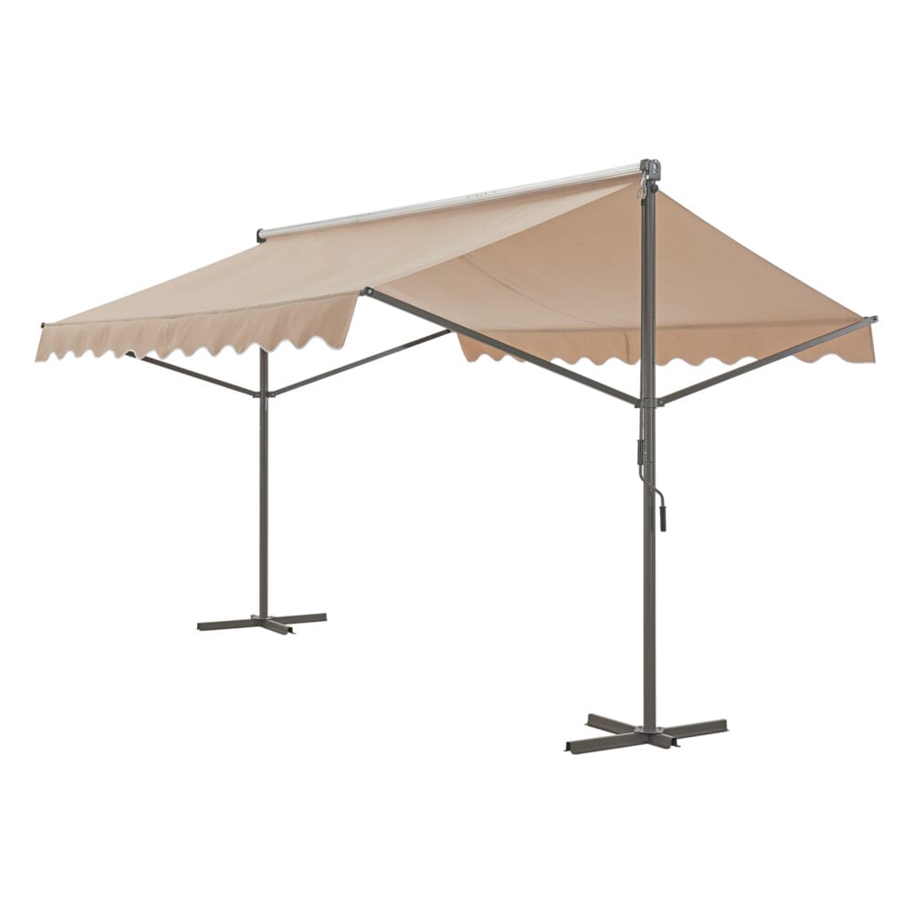 Standmarkise Selenizza freistehend 300x300x260cm Sandfarben