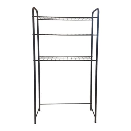 Waschmaschinenregal Nordborg mit 3 Ablagen Metall 161x69x24.5cm