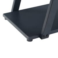 Standregal 72x40x25cm aus Metall Schwarz