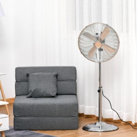 Standventilator Lüfter 3 Geschwindigkeiten 87-120cm Oszillierend