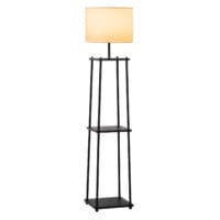 Stehlampe Bücherregal mit 3 Ablagen 150cm E27