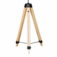 Stehlampe Holz 99-143cm Malmö Natur / Beige