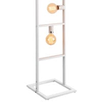 Stehlampe Plauen 142x31x31cm Max 60W 4xE27 Weiss