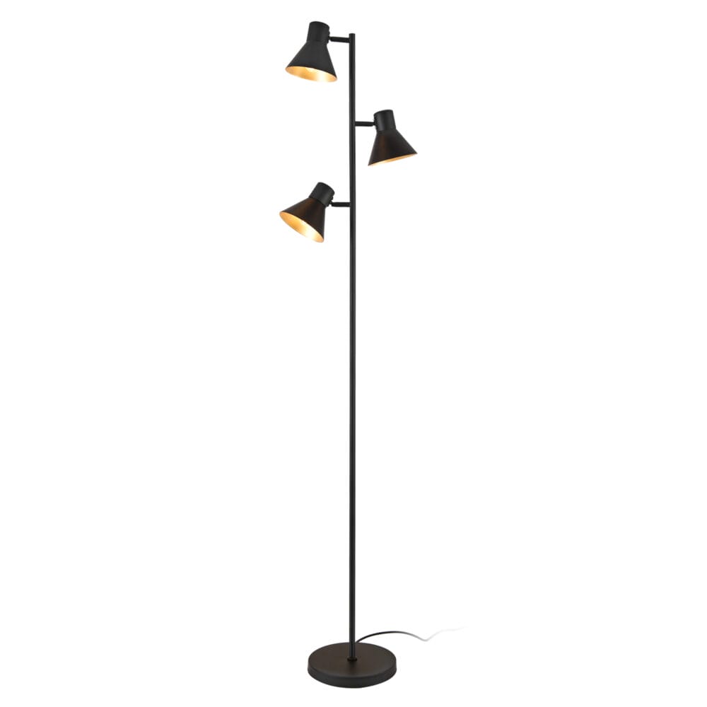Stehlampe Pinntorp 3-flammig E27 -Gold
