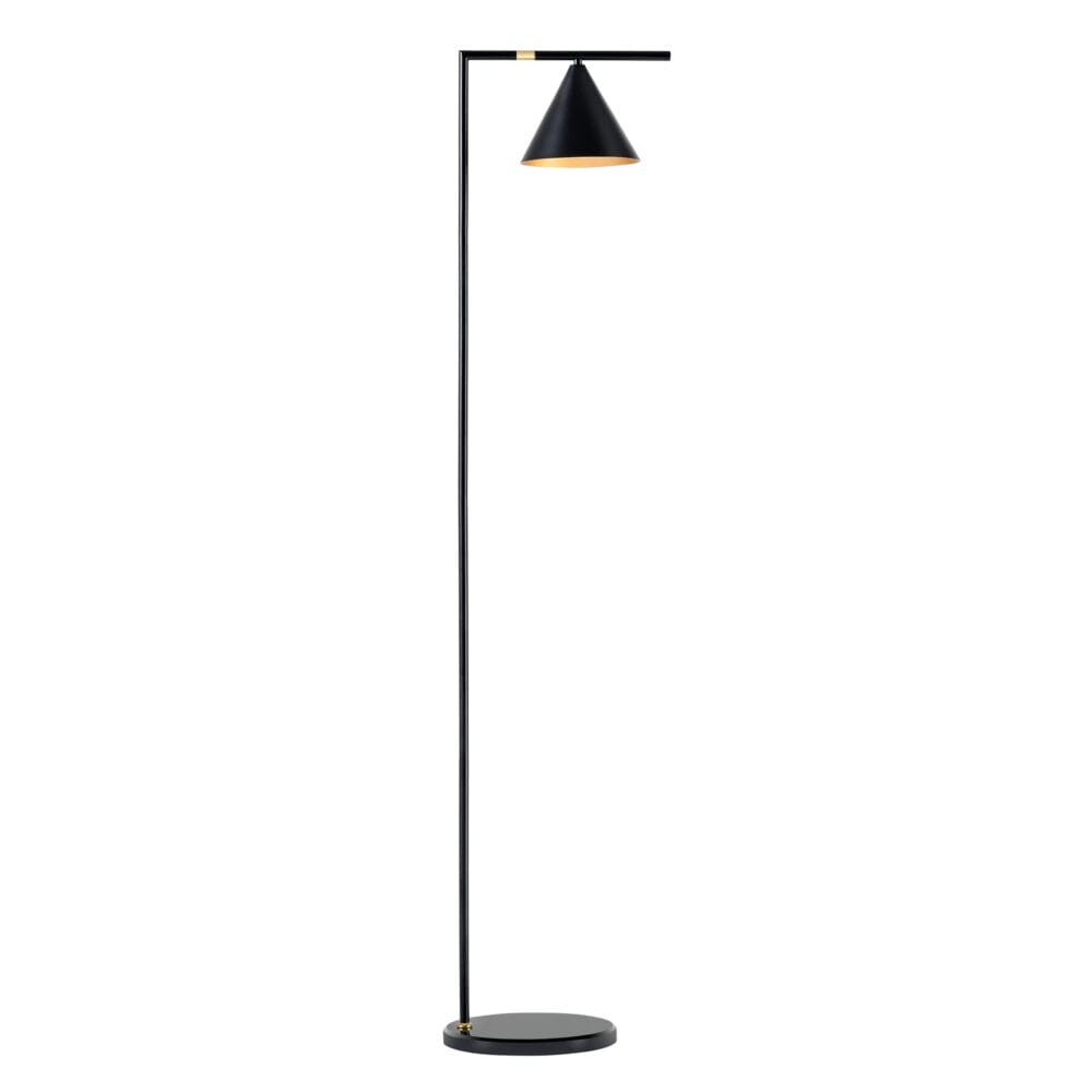 Stehlampe Leicester Schwarz