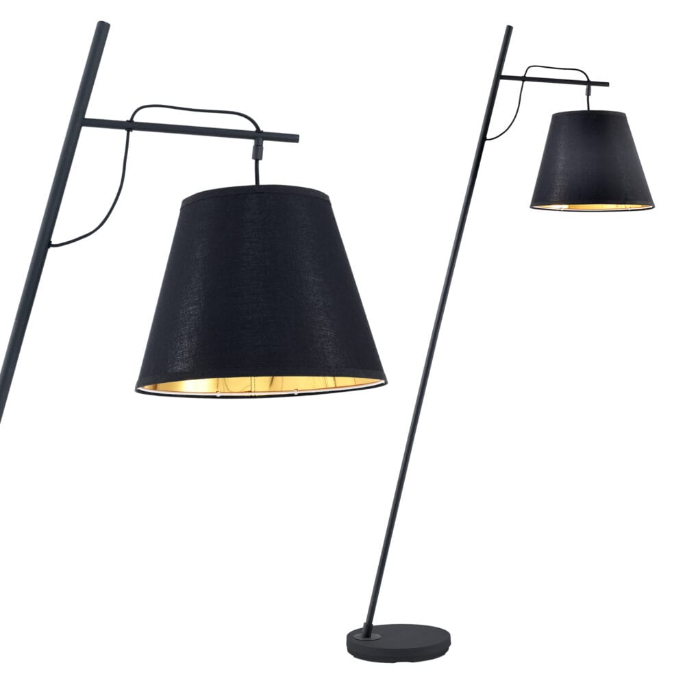 Stehlampe Nottingham Schwarz